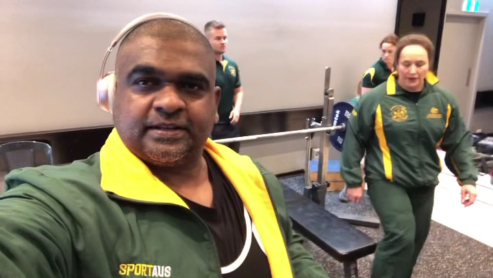 Dr. Ruwan Paul in SportAus Warmup Room