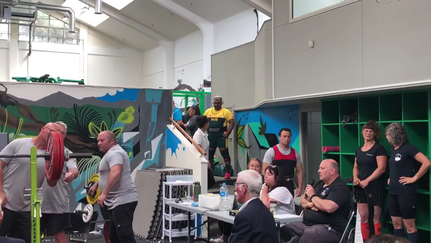 Powerlifting Championship Hall and Judges