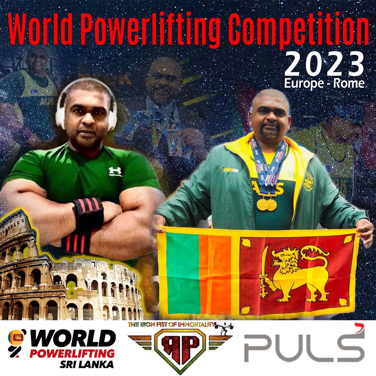 World Powerlifting Competition Rome Europe 2023